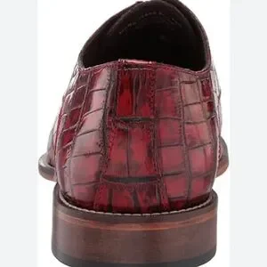 STACY ADAMS Men\'s Torres Lace-up Oxford Amazon.com | STACY ADAMS mens Torres Lace-up Oxford, Red, 8  main image 4